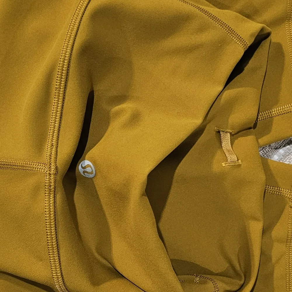 lululemon athletica Mustard Yellow Athletic Shorts - Picture 8 of 9